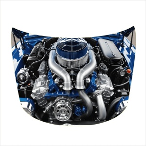 Folie Capota Auto "Hood Art" rezistenta la exterior, marime L (180 x 130cm) - Cod: AVX-CAPOTA-019L - Img 3