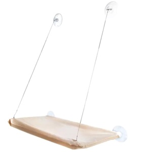 Hamac Elegant pentru pisica cu montaj pe geam, 55 x 32 cm - Img 6