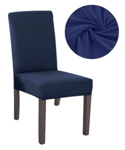 Husa universala pentru scaune clasice, culoare ALBASTRU MARIN - Img 2