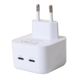 Încărcător priza MX THUNDER PD 35W, 2 x USB-C, alb - Img 2