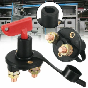 Intrerupator "Contact General" dimensiune MICA pentru Autoutilitara, 12V - 24V, cu cheie din plastic - Img 2