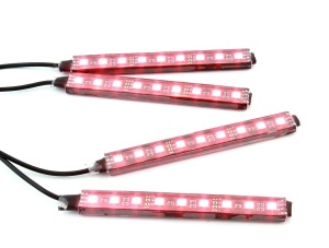 Lumini UnderCar LED - RGB pentru interior sau exterior cu Bluetooth - 12cm ZD65B - Img 6