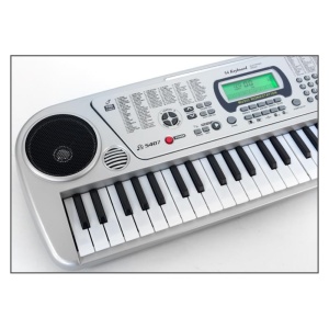 Orga electronica cu 54 de clape, afisaj LCD si microfon (Keyboard, Pian electronic) - Img 4