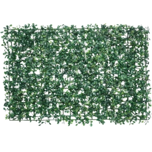 Panou Decorativ Gard viu artificial cu frunze mici, culoare verde, dimensiune 40 x 60cm - Img 4