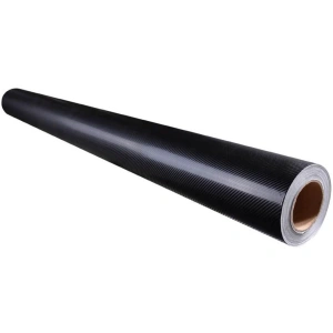 Rola folie colantare auto Carbon 5D Lacuit Negru, dimensiune 18m x 1,52m - Img 4