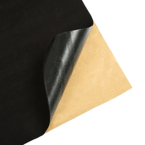 Rola material textil autoadeziv pentru reconditionari interioare auto sau incinte acustice, dimensiune 10m x 1m, culoare Neagra, grosime 2mm - Img 2