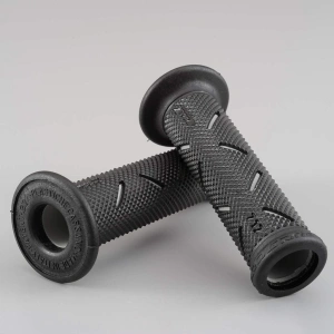Set 2 buc. Manere Moto/ATV din cauciuc antiderapant, universale, culoare Neagra - Img 2