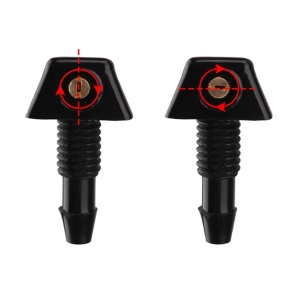 Set 2 diuze spalare parbriz Universale, culoare Neagra - Img 3