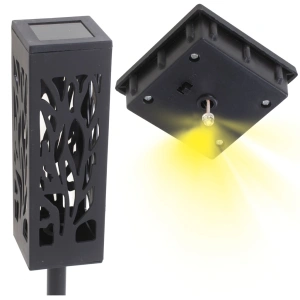 Set 4 lampi solare de gradina cu picior tip "Lampion" cu LED - Img 6
