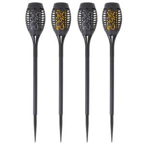 Set 4 lampi solare de gradina tip "Torta" cu 12 LED-uri - Img 6