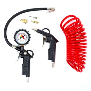 Set 6 piese pentru umflare roti si suflare cabina camion - Img 1