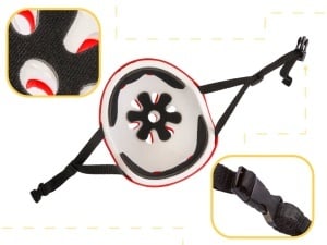 Set Protectie pentru copii, 7 piese, model SKATEBOARD, culoarea Rosie - Img 4