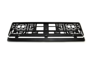 Suport numar inmatriculare negru 52.3 x 11cm - Img 2
