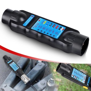 Tester Profesional pentru prize, fise si instalatii electrice remorca cu adaptoare 13/7 si 7/13 - Img 1