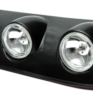 Ansamblu format din 4 proiectoare cu becuri H3 cu halogen, montaj pe plafon sau capota, alimentare 12V, lungime 100cm, destinat vehiculelor Off-Road - Img 4