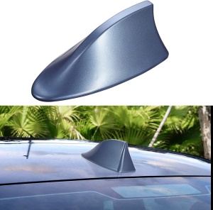 Antena auto activa AM - FM tip "SHARK TAIL" culoare ALBASTRU - Img 2
