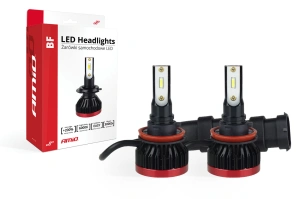 Becuri auto LED BF Series AMiO compatibil H8 / H9 / H11, destinat competitiilor auto sau off-road