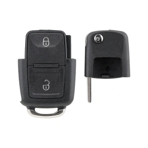  Carcasa Telecomanda Auto cu 2 butoane si lamela inclusa, compatibila Volkswagen, Skoda, Seat - Img 5