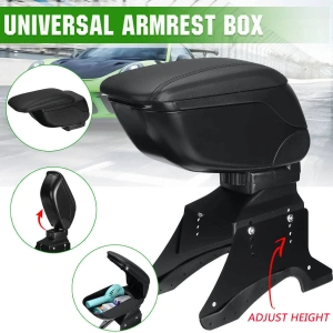 Cotiera auto Universala cu cusatura Rosie, AVX-T5433 - Img 2