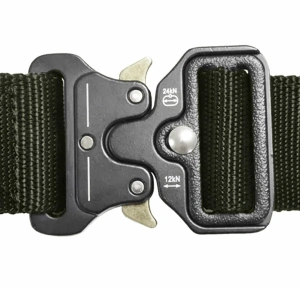Curea Tactica pentru pantaloni, culoare Camuflaj cu catarama Neagra - Img 3