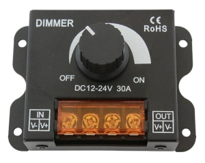Dimmer LED cu reglaj manual, 12V - 24V, 360W - 720W, 30A - Img 2