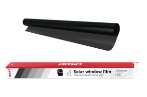 Folie fumurie pentru geamuri Super Dark Black 0.5 x 3m (5%) - Img 3