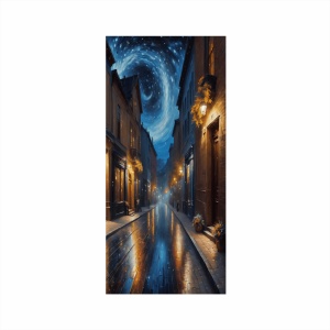 Folie imprimata color pentru decor Usa, dimensiune 200 x 90cm, model: AVX-DR30 - Img 2
