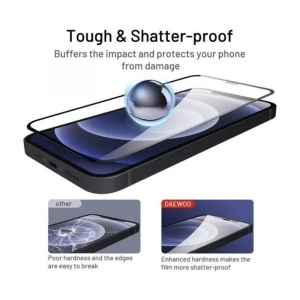 Folie protectie din sticla securizata 9H/HD pentru iPhone 12 Pro Max - Img 3