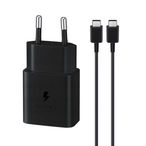 Incarcator pentru Samsung M40 M42 USB-C Fast Charger TA1510EBE-DG905BBE 15W Type-C 1M Negru - Img 2