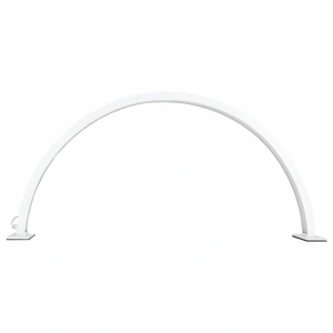Lampa de birou pentru cosmetica sau manichiura, cu LED-uri, fara umbre, design curbat, culoare Alba, pentru saloane sau uz personal - Img 4