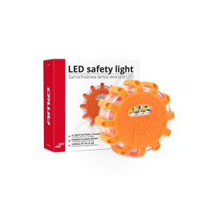 Lampa LED de urgenta pentru siguranta rutiera cu baza magnetica si functie de lanterna - Img 6