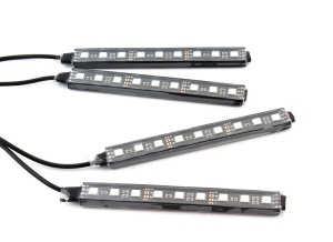 Lumini UnderCar LED - RGB pentru interior sau exterior cu Bluetooth - 12cm ZD65B - Img 3