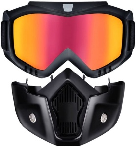 Masca de Protectie cu Ochelari Detasabili, cu destinatie Moto, ATV, SSV, QUAD - Img 6