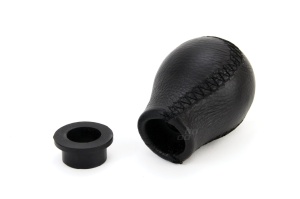 Nuca schimbator de viteza din piele, cusatura neagra - 01755 - Img 2