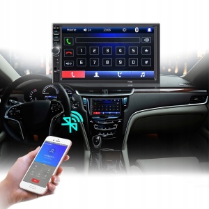 Player Video Auto dimensiune 2DIN, + Camera Marsarier INCLUSA, TouchScreen de 7 inch, 4 x 50W, model WDS-30 cu Bluetooth, Handsfree, Radio, MP3, WMA, MP4, AUX, Card, Telecomanda - Img 2