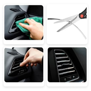 Rola Ornament Auto de tip "U" pentru muchii sau grila ventilatie, 15m liniari, culoare Crom SILVER - Img 4