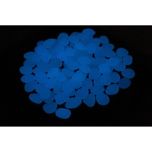 Set 100 pietre decorative fluorescente, culoare Albastru, AVX-AG653A - Img 3
