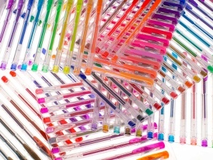 Set 140 piese, Pixuri cu gel multicolor cu sclipici (glitter) - Img 3