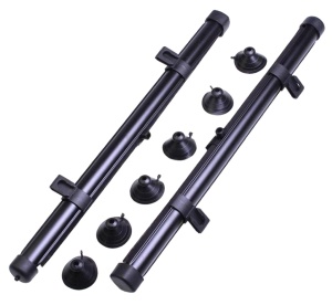 Set 2 buc. jaluzele auto retractabile, latime 40cm, culoare Neagra - Img 3