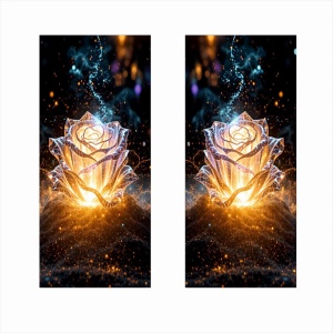 Set 2 stickere decorative pentru stalpii usilor, print autoadeziv de inalta rezolutie, dimensine 2 buc x 50 x 22 cm , cod: AVX-SSU-17 - Img 2