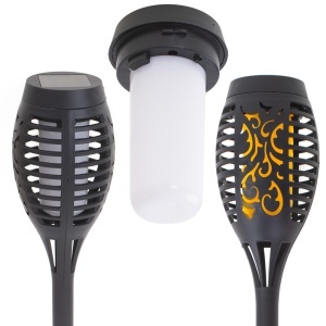 Set 4 lampi solare de gradina tip "Torta" cu 12 LED-uri - Img 3