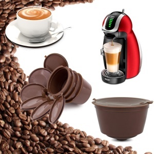 Set 5 capsule reutilizabile pentru Aparatele de Cafea Dolce Gusto (Espressoare Dolce Gusto) - Img 1