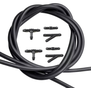 Set Universal cu 2 diuze spalare parbriz + furtunuri si accesorii de montaj - Img 4