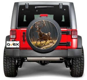 Sticker Auto "Roata de Rezerva" rezistenta la intemperii si raze UV, diametru 55 cm, Cod: AVX-RR07
