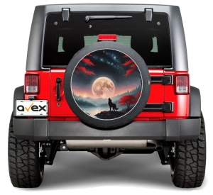 Sticker Auto "Roata de Rezerva" rezistenta la intemperii si raze UV, diametru 55 cm, Cod: AVX-RR17