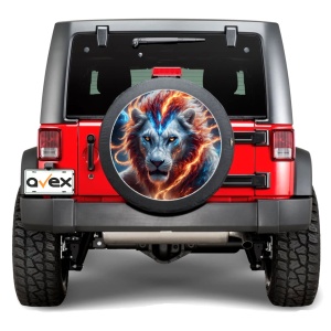 Sticker Auto "Roata de Rezerva" rezistenta la intemperii si raze UV, diametru 55 cm, Cod: AVX-RR05 - Img 1