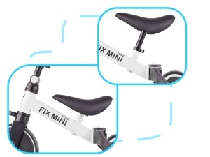 Tricicleta TRIKE FIX MINI, 3in1 adaptabila, culoare Alba - Img 4