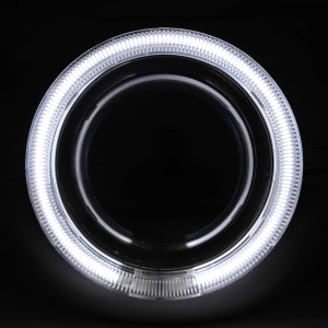 Ansamblu format din 4 proiectoare cu Led si Angel Eyes, montaj pe plafon sau capota, alimentare 12V, lungime 85cm, destinat vehiculelor Off-Road - Img 5
