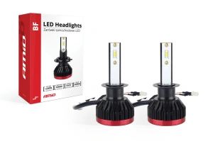 Becuri auto LED BF Series AMiO compatibil H1, destinat competitiilor auto sau off-road