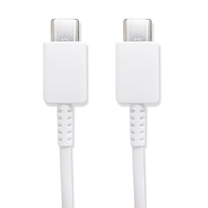 Cablu de date Samsung EP-DW767JWE USB-C la USB-C 3A 1,8m Alb